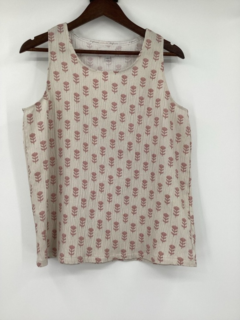 Berkshire Daydream Cream Floral-Print Sleeveless Pajama Set